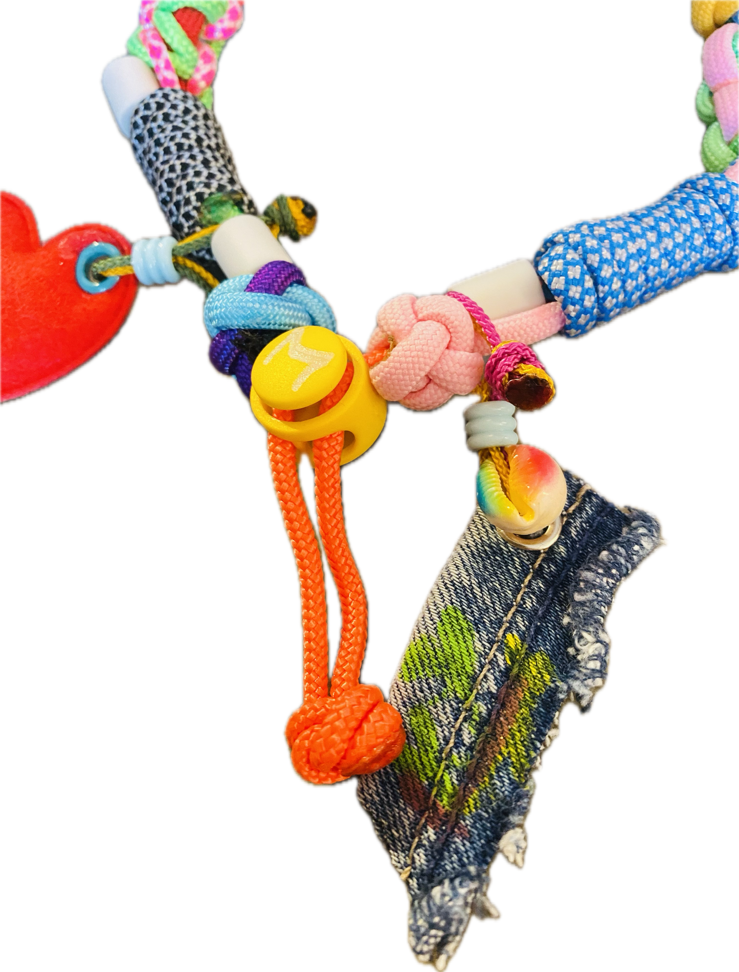 Honden Tekenband met EM kralen met schuifsluiting 29-33cm TBS16
